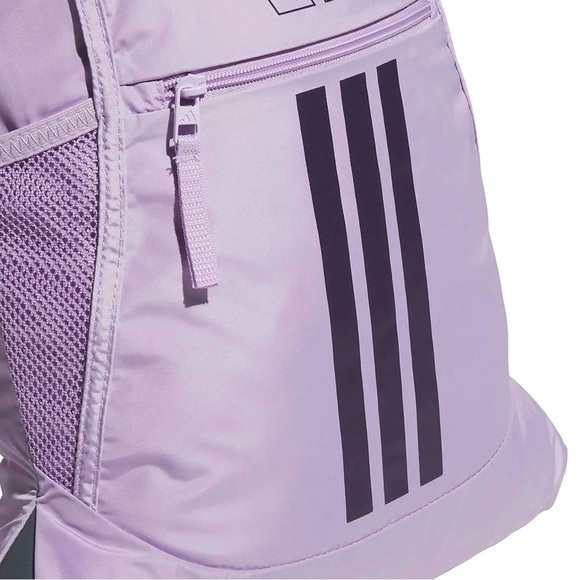 Adidas 3 Stripe Drawstring Backpack Sackpack - Picture 4 of 5